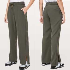Lululemon On The Right Track Pant Dark Olive